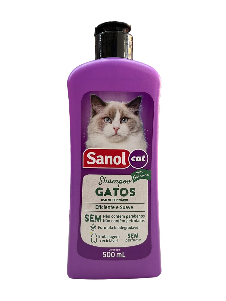 Shampoo Sanol Vet Gatos 500ml