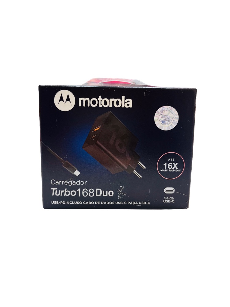 Carregador Motorola Turbo 168 Duo - 