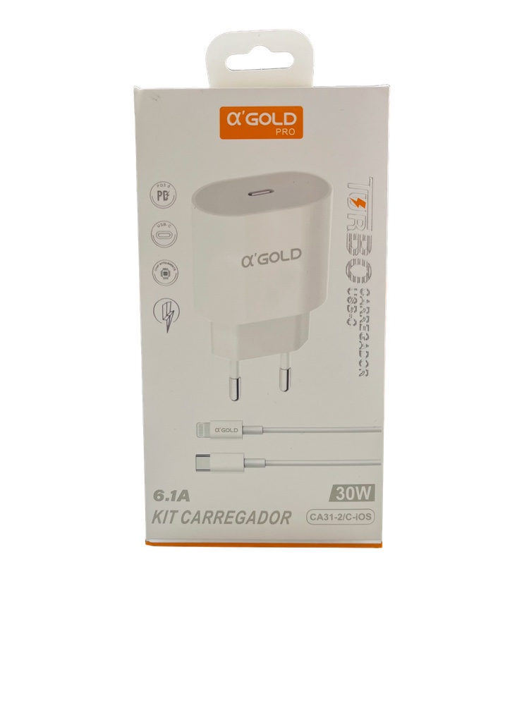 Carregador IOS 30w 6.1A Turbo USB-C