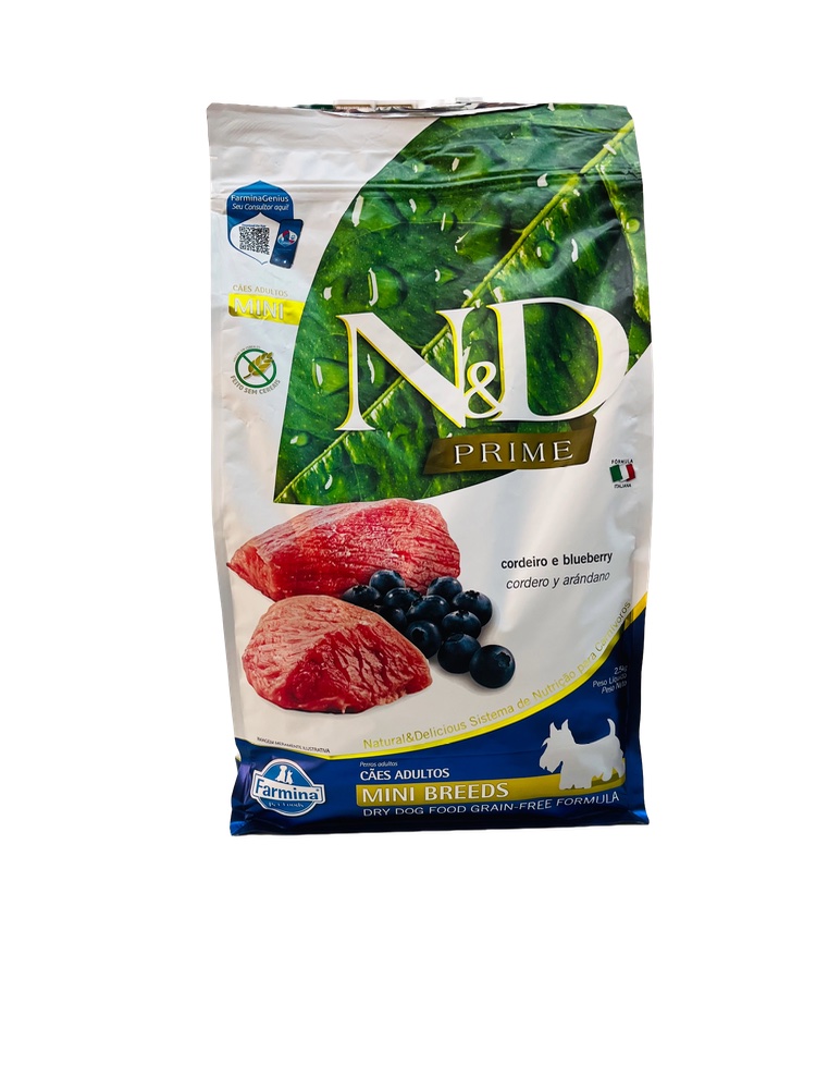 N&D Prime Mini Breeds - 2,5kg Cães Adultos 