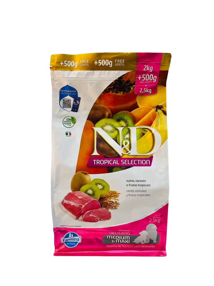 N&D Tropical Selection - 2,5kg Cães Filhotes 