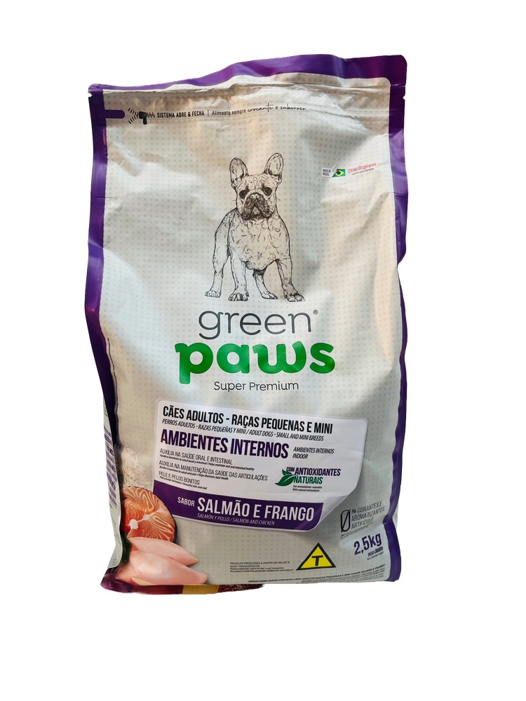 Green Paws - 2,5kg Cães Adultos 