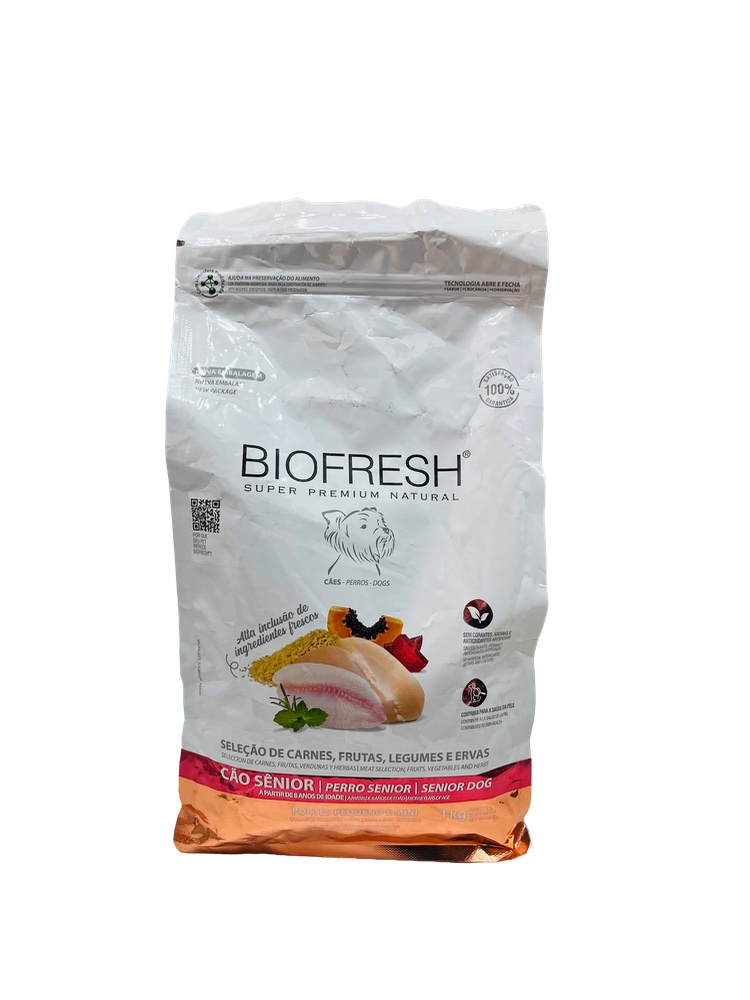 Biofresh Super Premium - 1kg Cães Sênior 