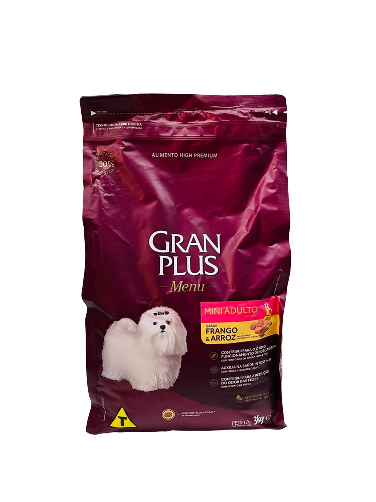 Gran Plus - 3kg Cães Adultos 