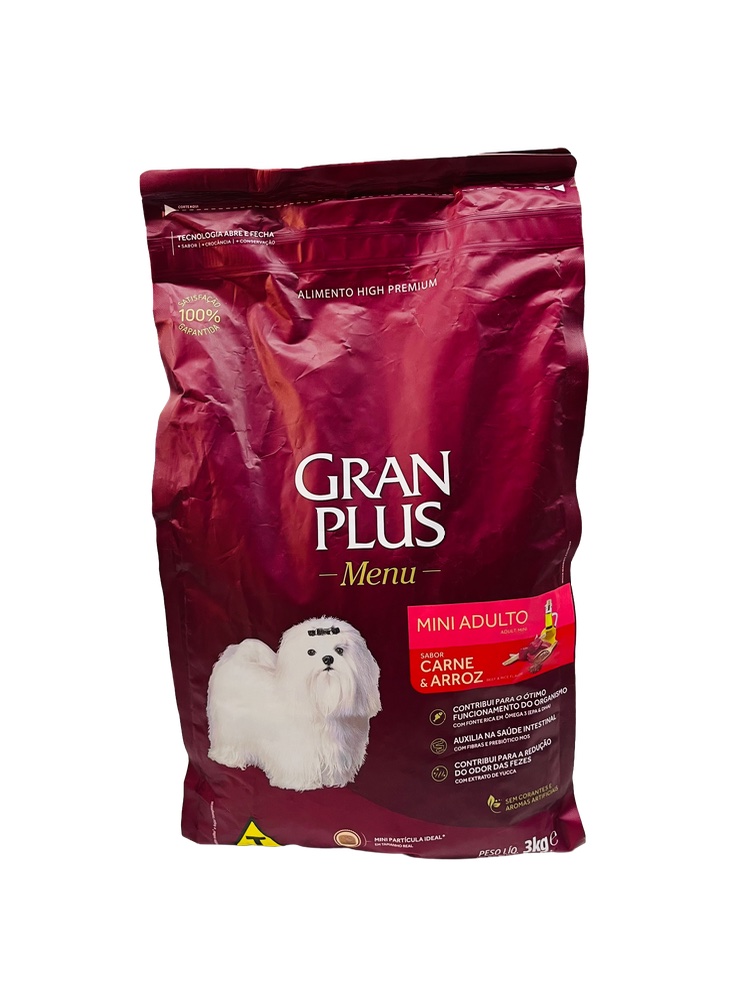 Gran Plus - 3kg Cães Adultos 