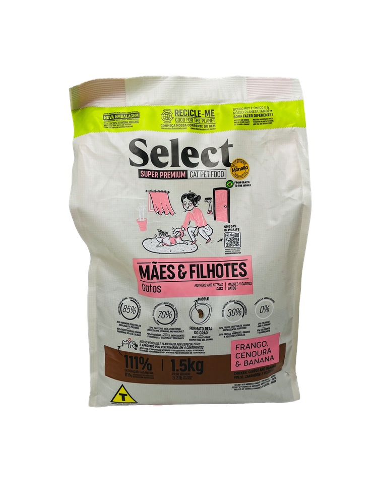 Select Super Premium - 1,5kg Gatos Mães E Filhotes