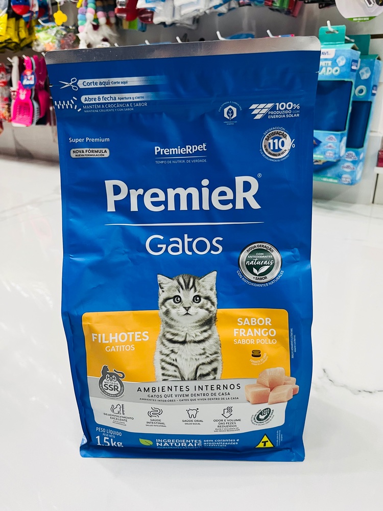Premier Pet - 1,5kg Gatos Filhotes 
