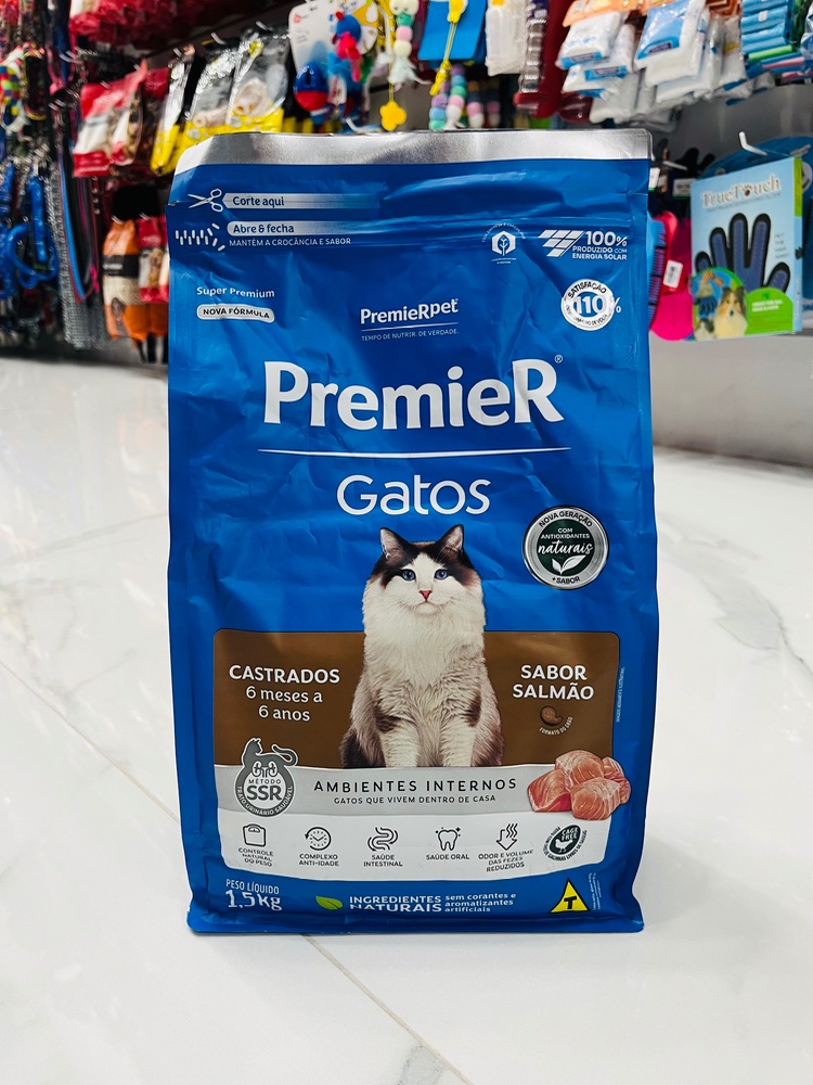 Premier Pet - 1,5kg Gatos Castrados