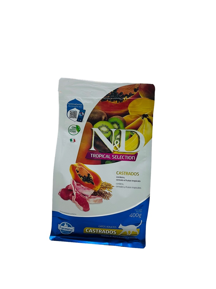 N&D Tropical Selection - 400g Gatos Castrados  