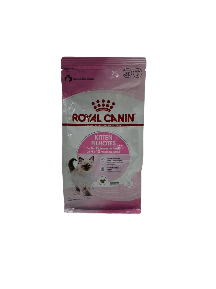 Royal Canin - 400g Gatos Kitten Filhotes de 4 a 12 meses 