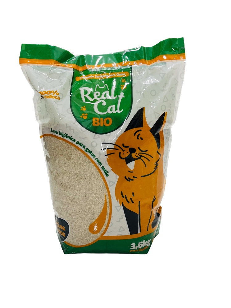 Areia Higiênica- 3,6kg Real Cat 