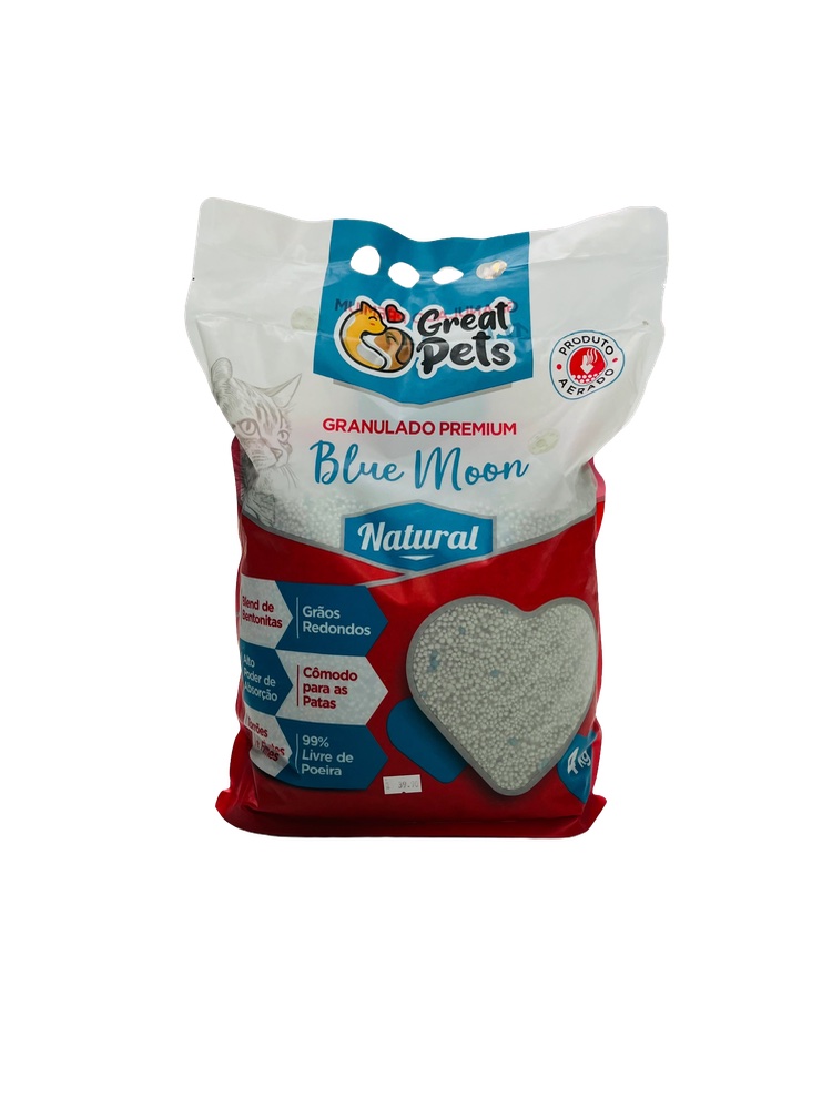 Granulado Premium Blue Moon - 4kg Great Pets