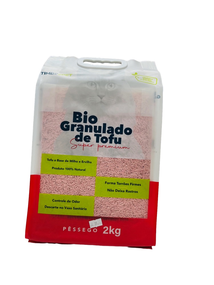 Bio Granulado De Tofu Super Premium - 2kg Timbó Pet