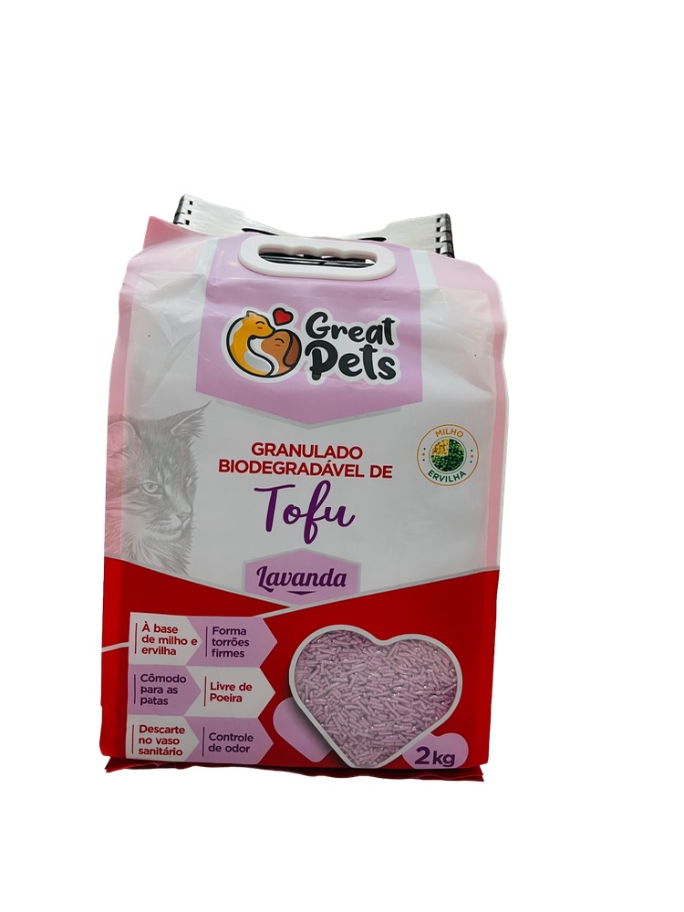 Granulado Biodegradável De Tofu - 2kg Great Pets