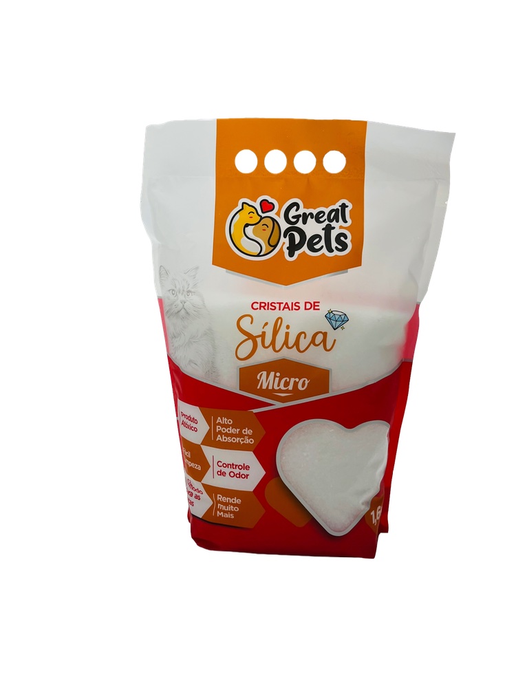 Sílica Micro - 1,6kg Great Pets