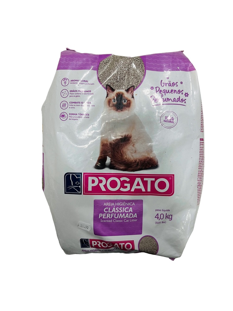 Areia Higiênica Perfumada - 4kg ProGato