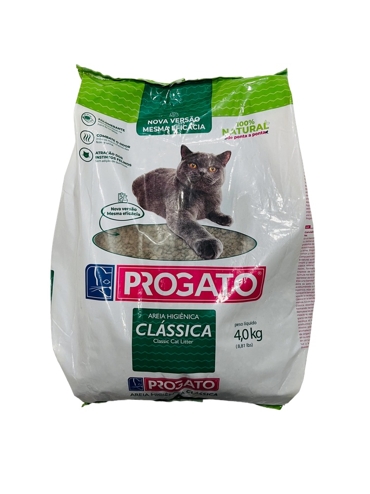 Areia Higiênica Clássica - 4kg ProGato