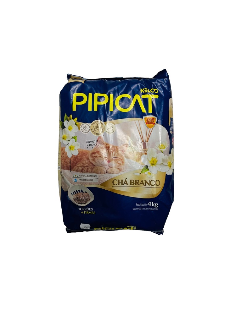 Granulado Sanitário Chá Branco - 4kg Pipicat