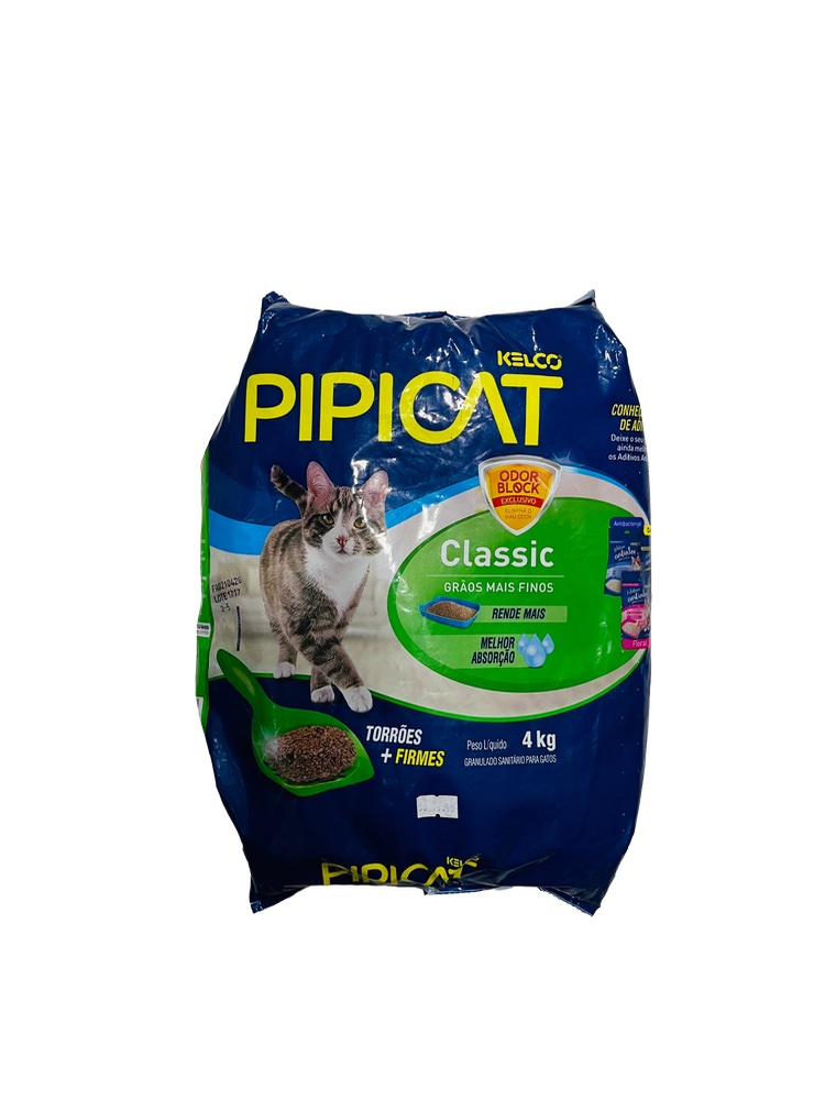 Granulado Sanitário Clássico - 4kg Pipicat 
