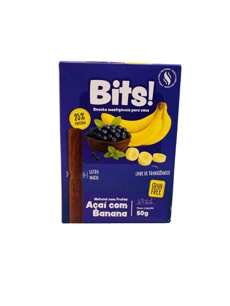 Bits Natural Snacks - 50g Para Cães 