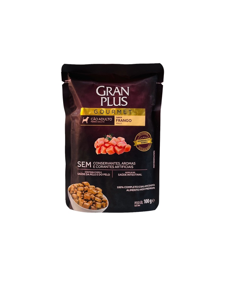 Gran Plus Gourmet - 100g Para Cães Adultos 