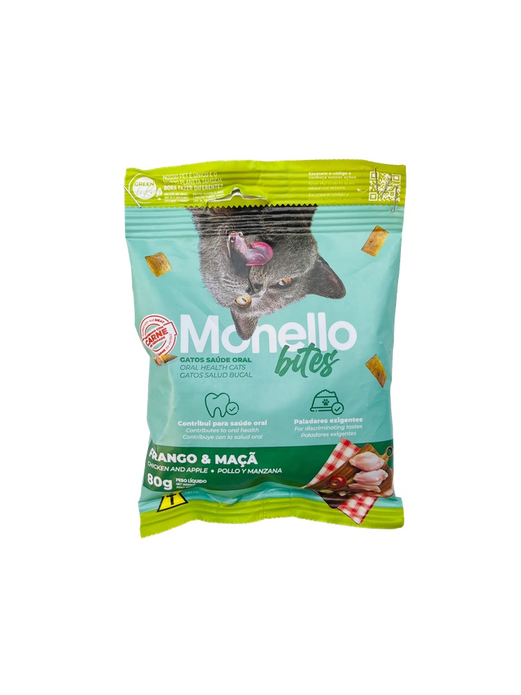 Monello Bites - 80 Gramas Para Gatos  
