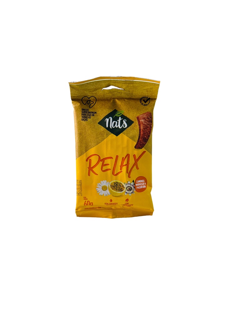 Nats Relax Snacks - 60g Para Cães 