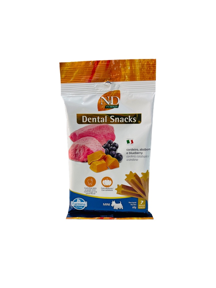 N&D Dental Snacks - 60g Cães Minis 