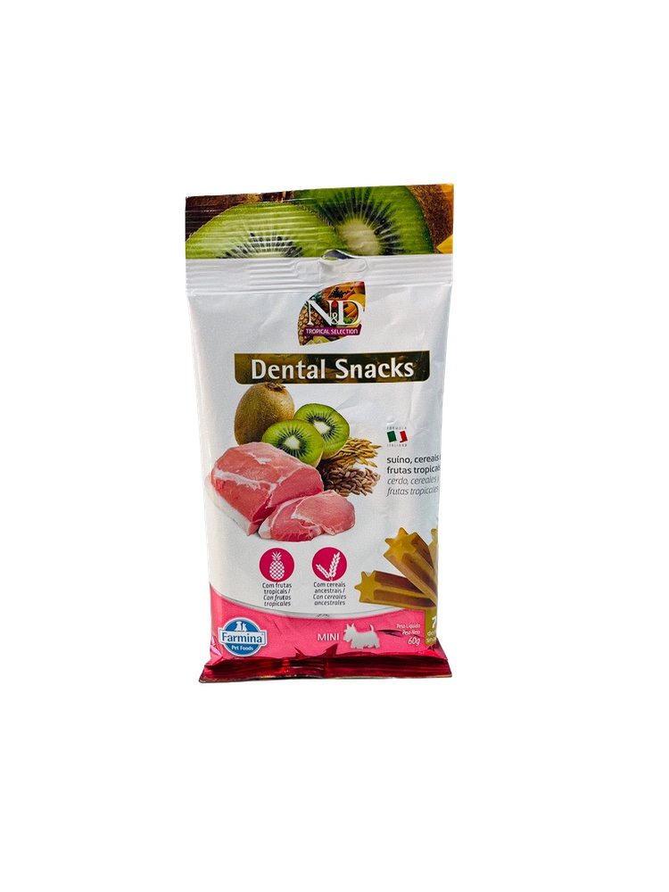 N&D Dental Snacks - 60g Para Cães Minis 