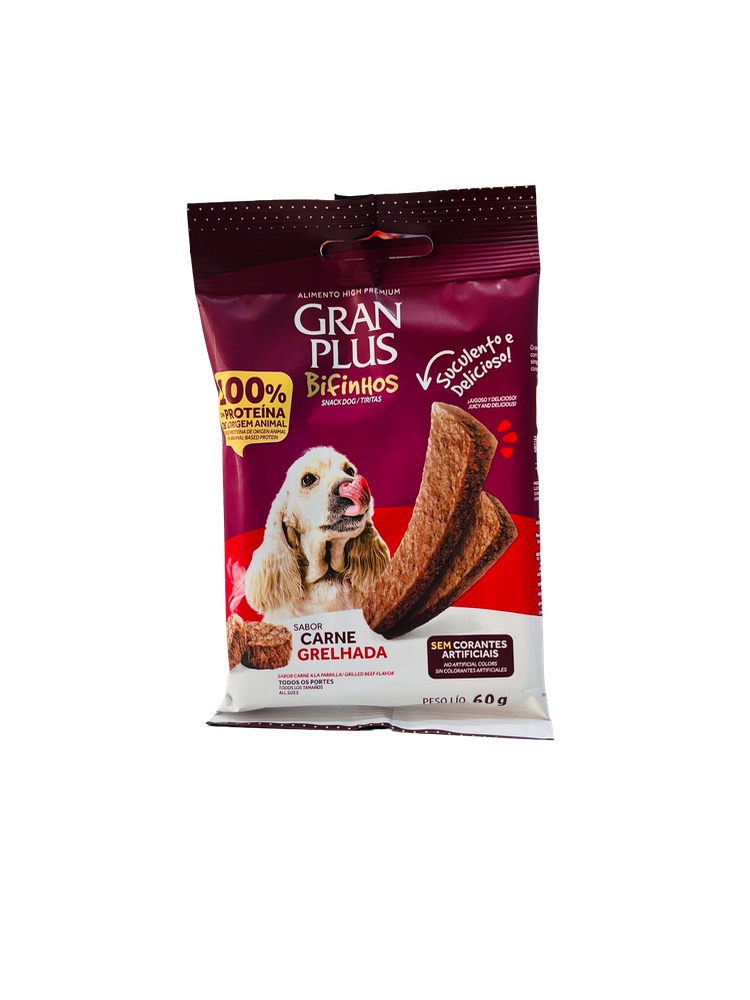 Gran Plus Bifinhos - 60g Para Cães 