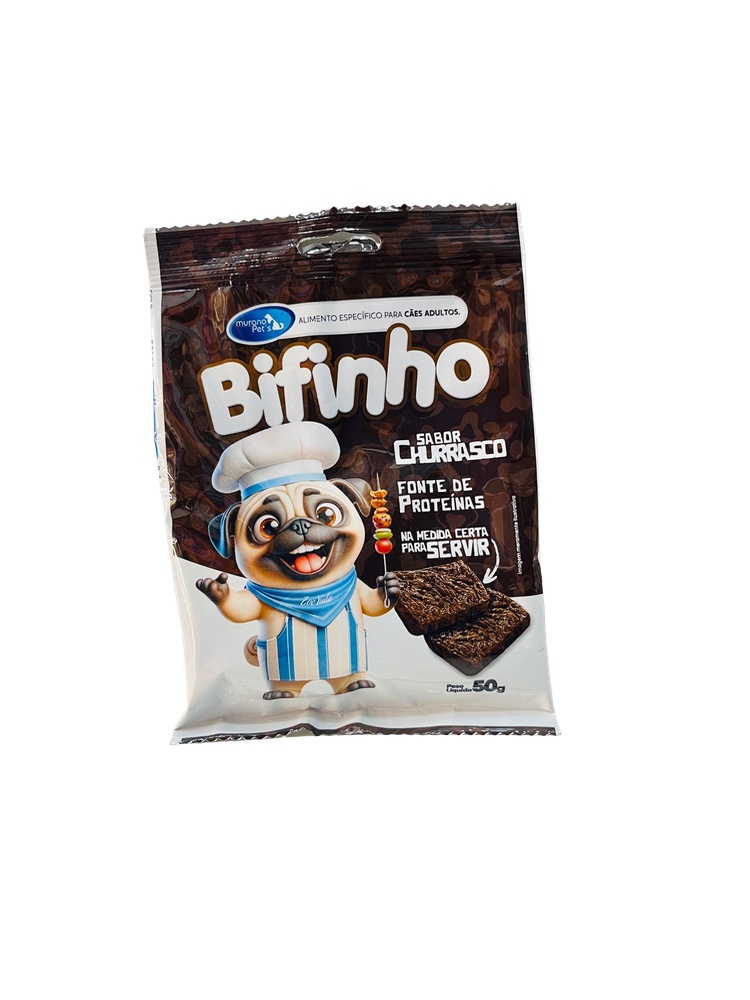 Bifinho De Churrasco - 50g Cães Adultos 