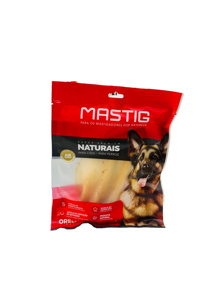 Mastig Orelha Bovina - 1un Para Cães 