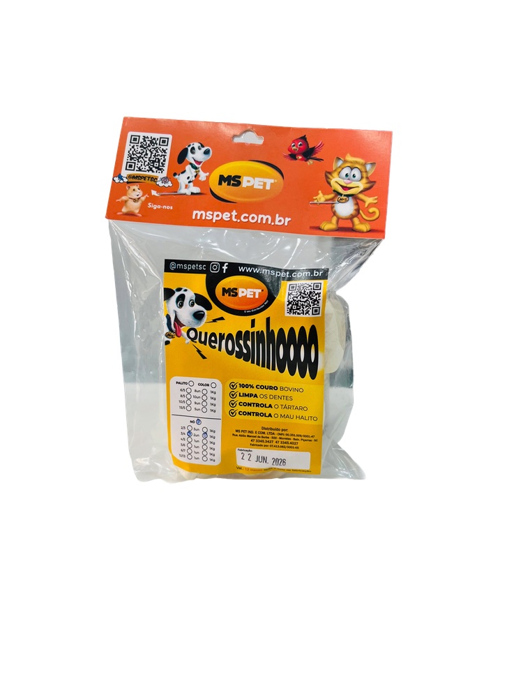 MsPet Ossinho 3/4 - 2un Para Cães 