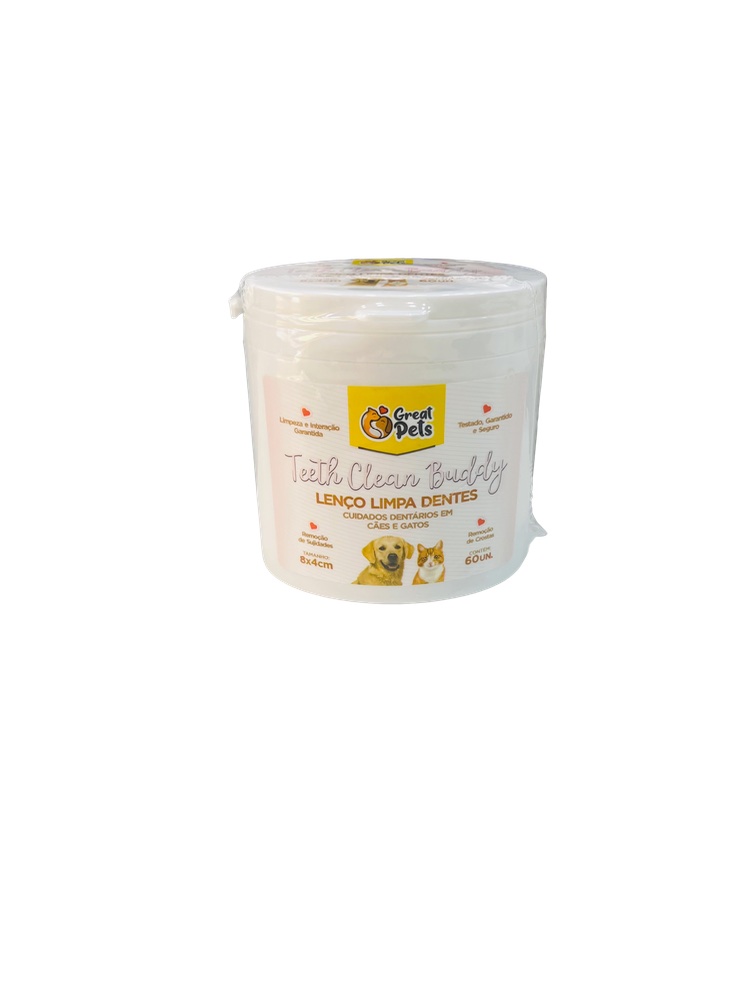 Lenço Limpa Dentes -  Great Pets