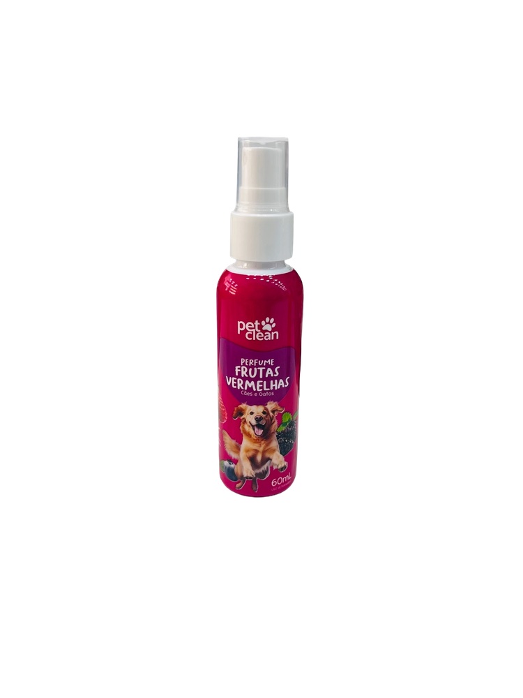 Perfume Frutas Vermelhas - 60ml Pet Clean 