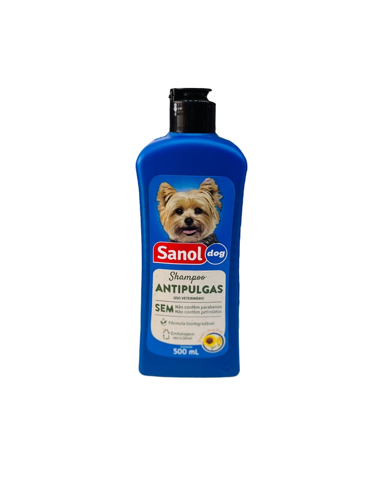 Shampoo Antipulgas - 500ml Sanol Dog 