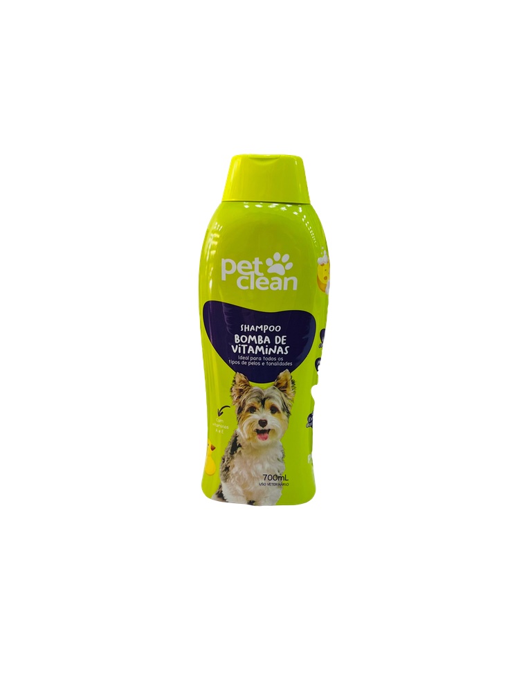 Shampoo Bomba De Vitaminas - 700ml Pet Clean 