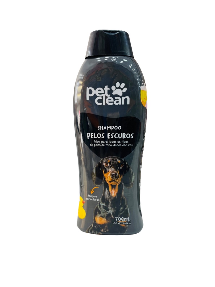Shampoo Pelos Escuros - 700ml Pet Clean 