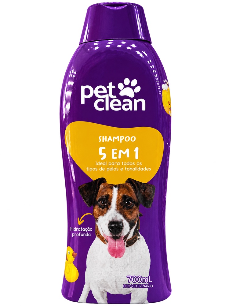 Shampoo 5 Em 1 - 700ml Pet Clean