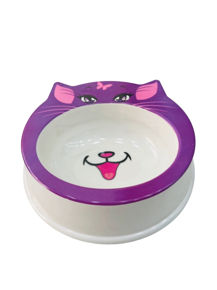 Comedouro - Gatinho Roxo 