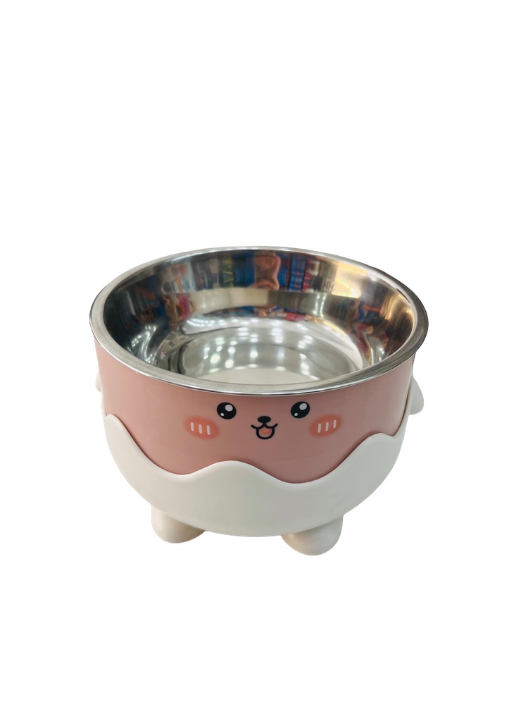 Comedouro Rosa Fofinho - Para Cães 
