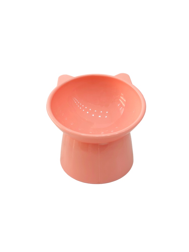 Comedouro Alto - Rosa Para Gatos  