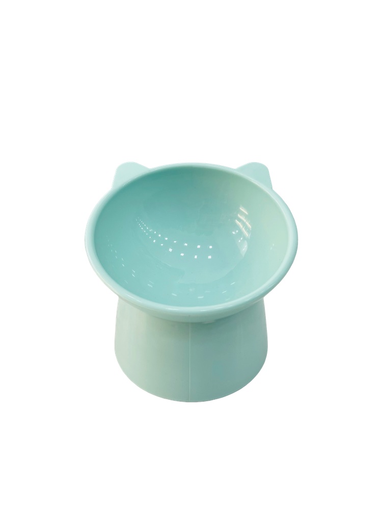 Comedouro Alto - Verde Para Gatos 