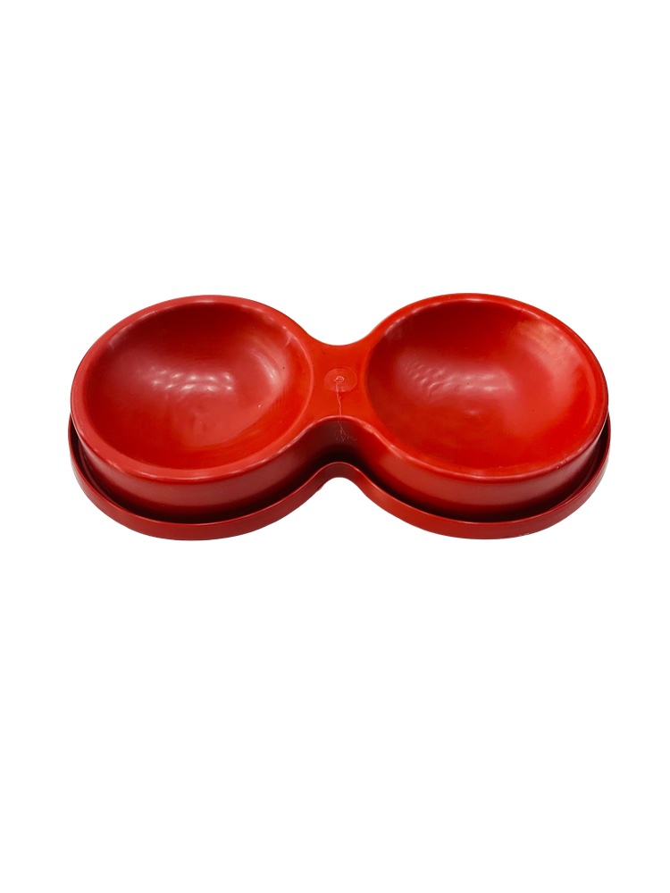 Comedouro E Bebedouro Básico - Vermelho
