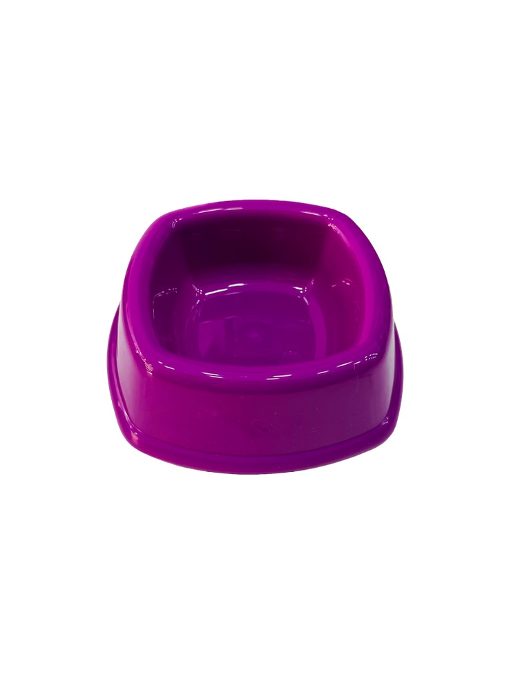 Comedouro Quadrado - Roxo Pequeno