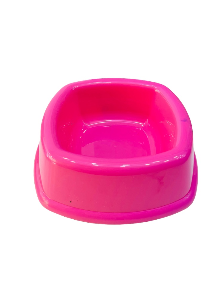 Comedouro Quadrado - Rosa Grande